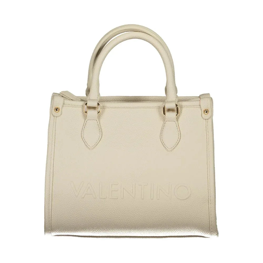 Mario Valentino Beige Polyurethane Women Handbag - Zeiniez