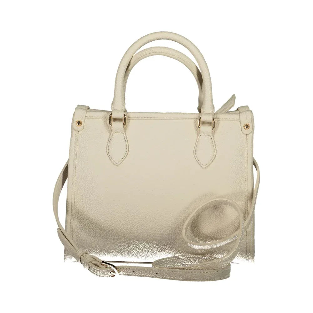 Mario Valentino Beige Polyurethane Women Handbag - Zeiniez