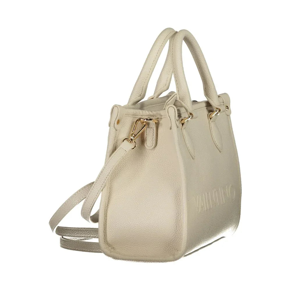 Mario Valentino Beige Polyurethane Women Handbag - Zeiniez