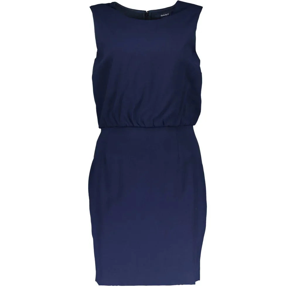 Gant Blue Viscose Women Dress - Zeiniez