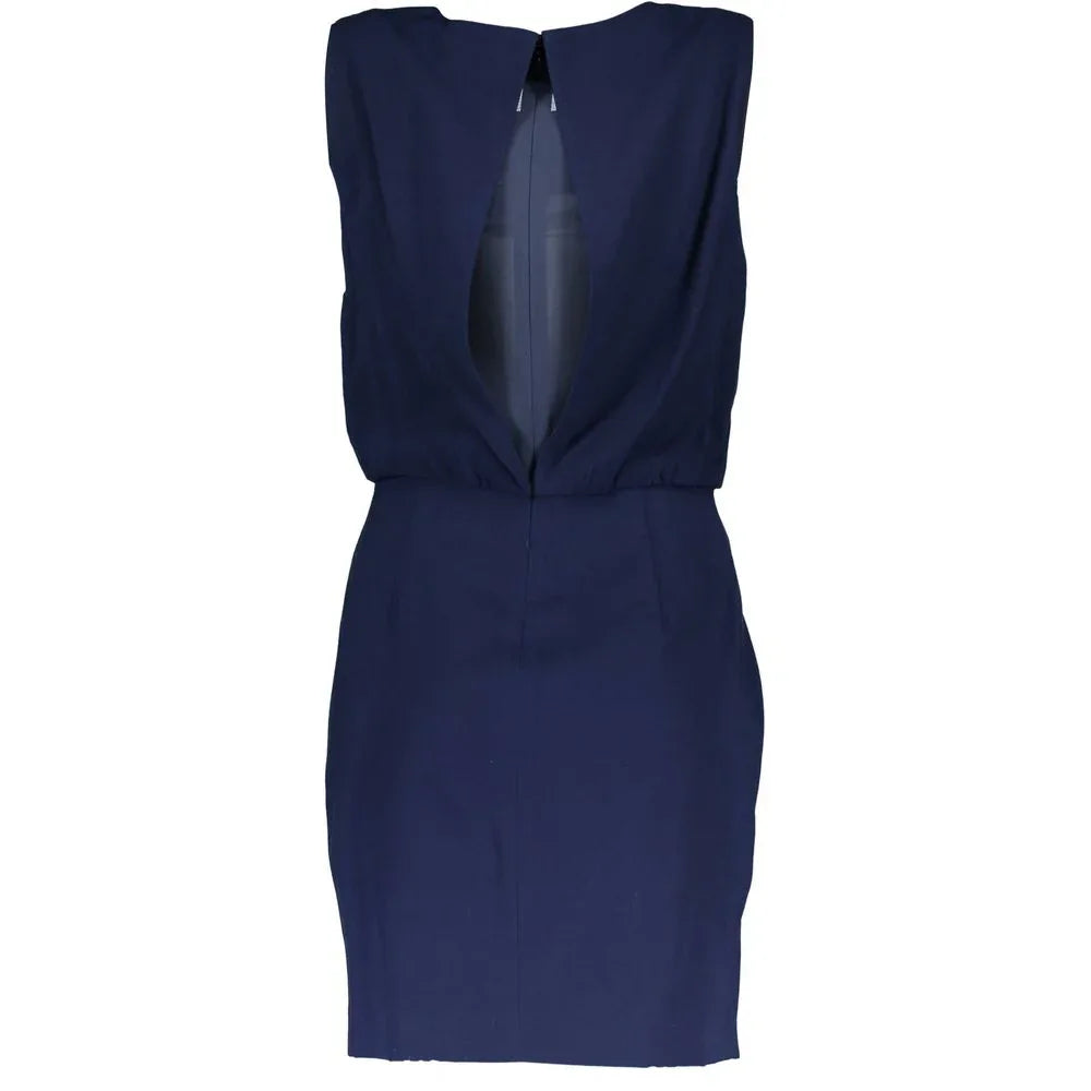 Gant Blue Viscose Women Dress - Zeiniez