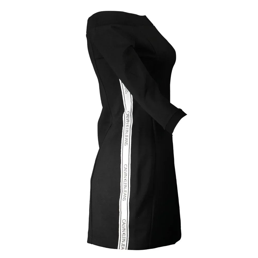 Calvin Klein Black Polyester Women Dress - Zeiniez