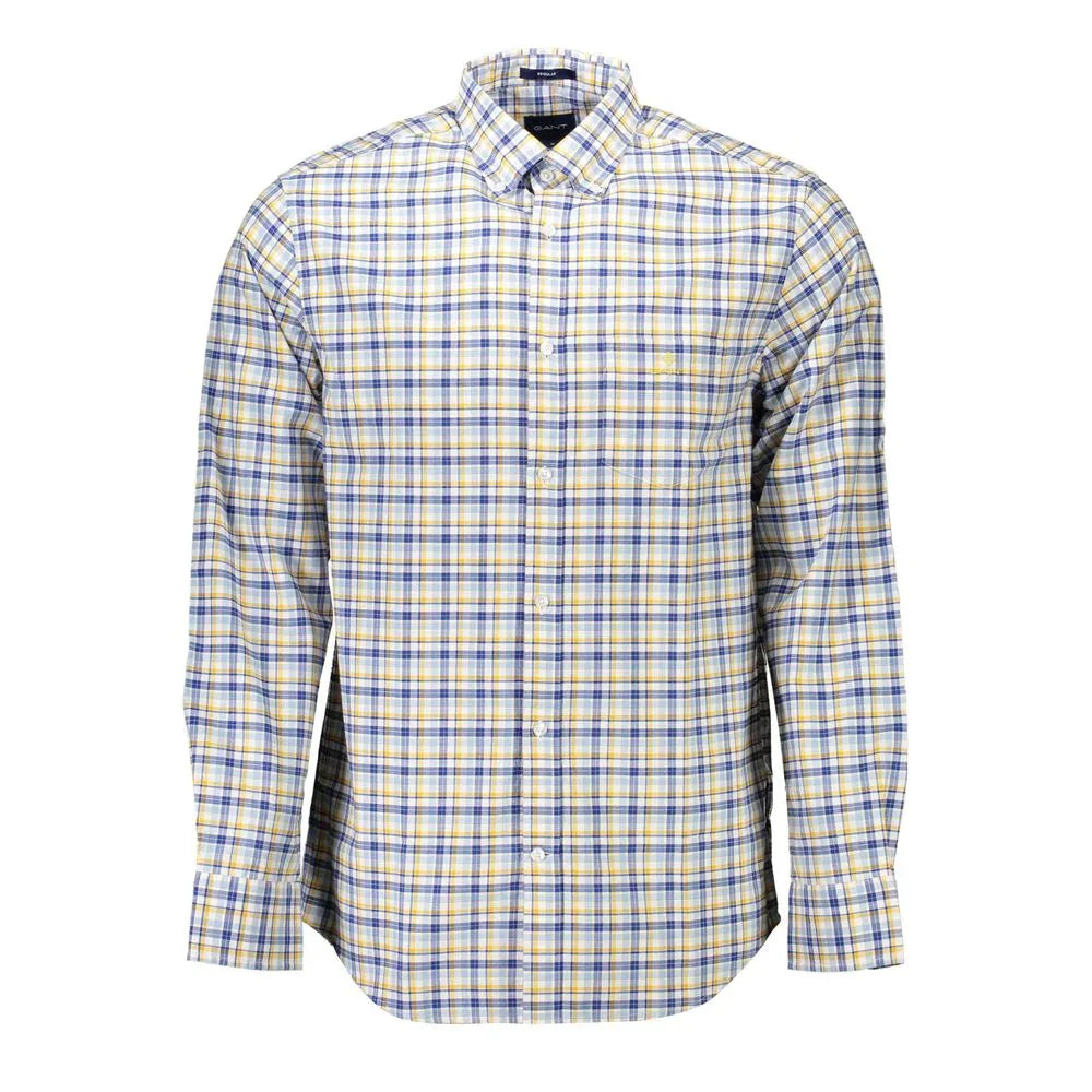Gant Yellow Cotton Mens Shirt - Zeiniez