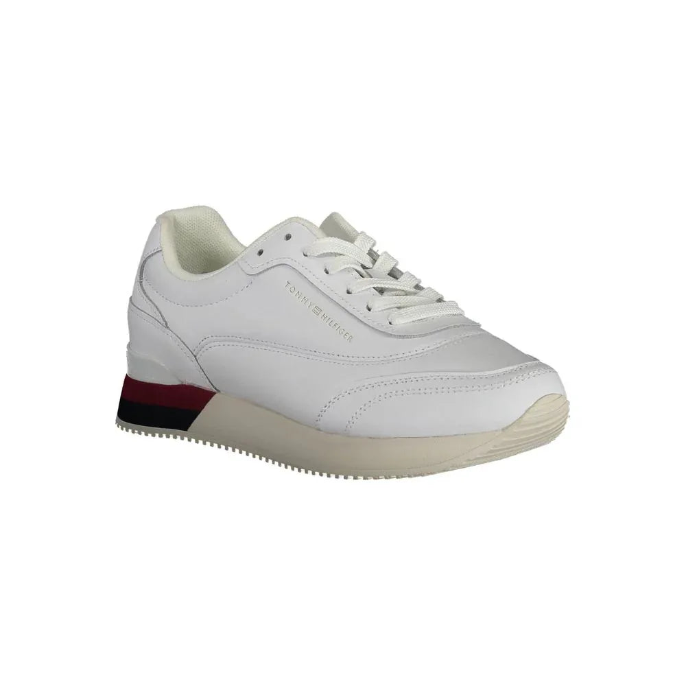 Tommy Hilfiger Bianco Pelle Women Sneaker - Zeiniez