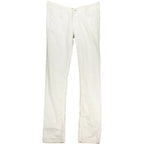 Blend White Cotton Women's Jeans - Zeiniez