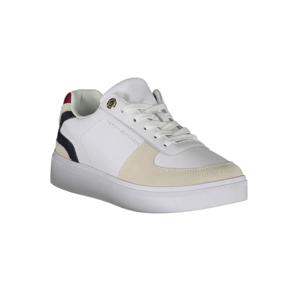 Tommy Hilfiger White Polyester Women Sneaker - Zeiniez