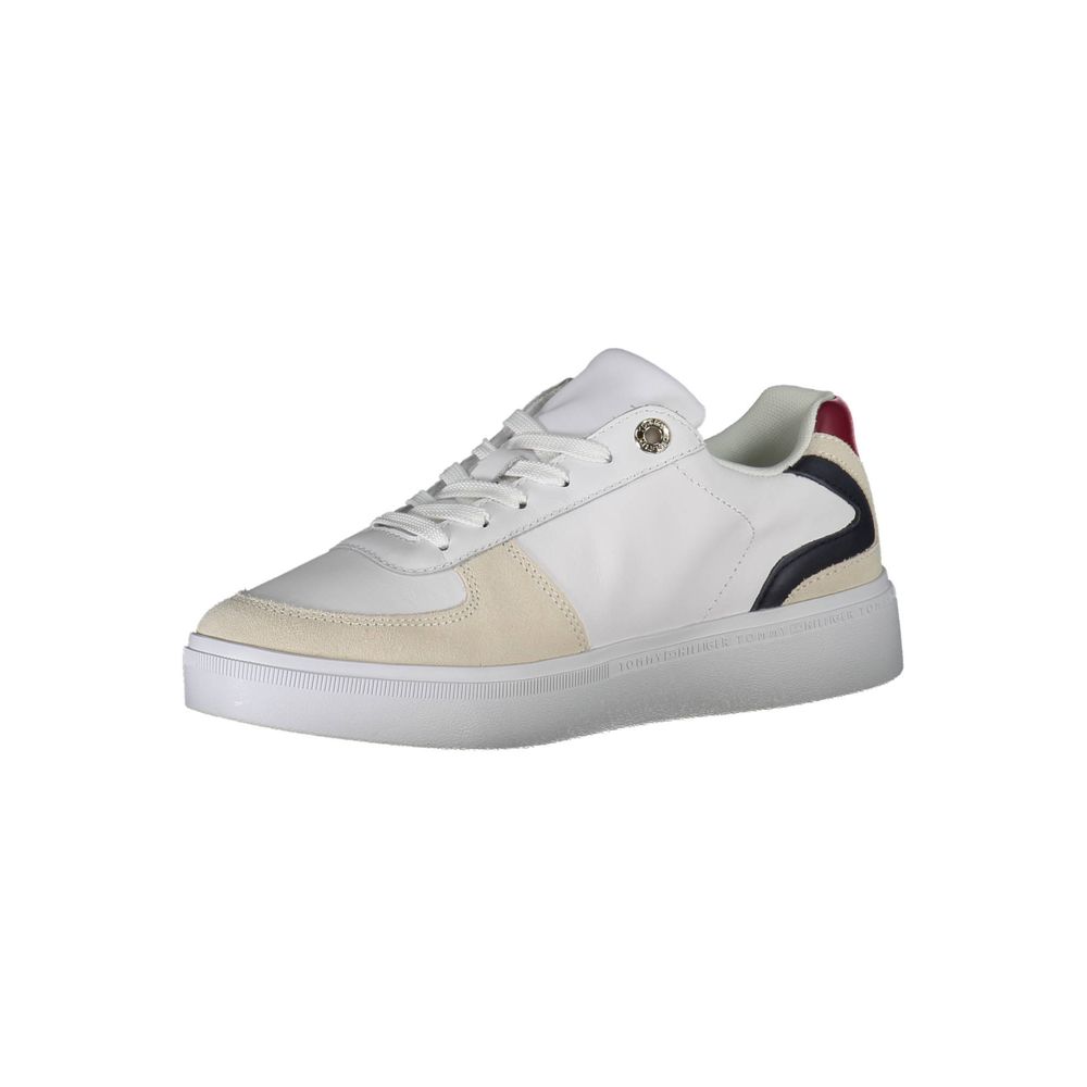 Tommy Hilfiger White Polyester Women Sneaker - Zeiniez