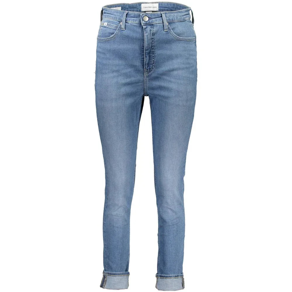 Calvin Klein Azzurro Cotton Women Jeans - Zeiniez