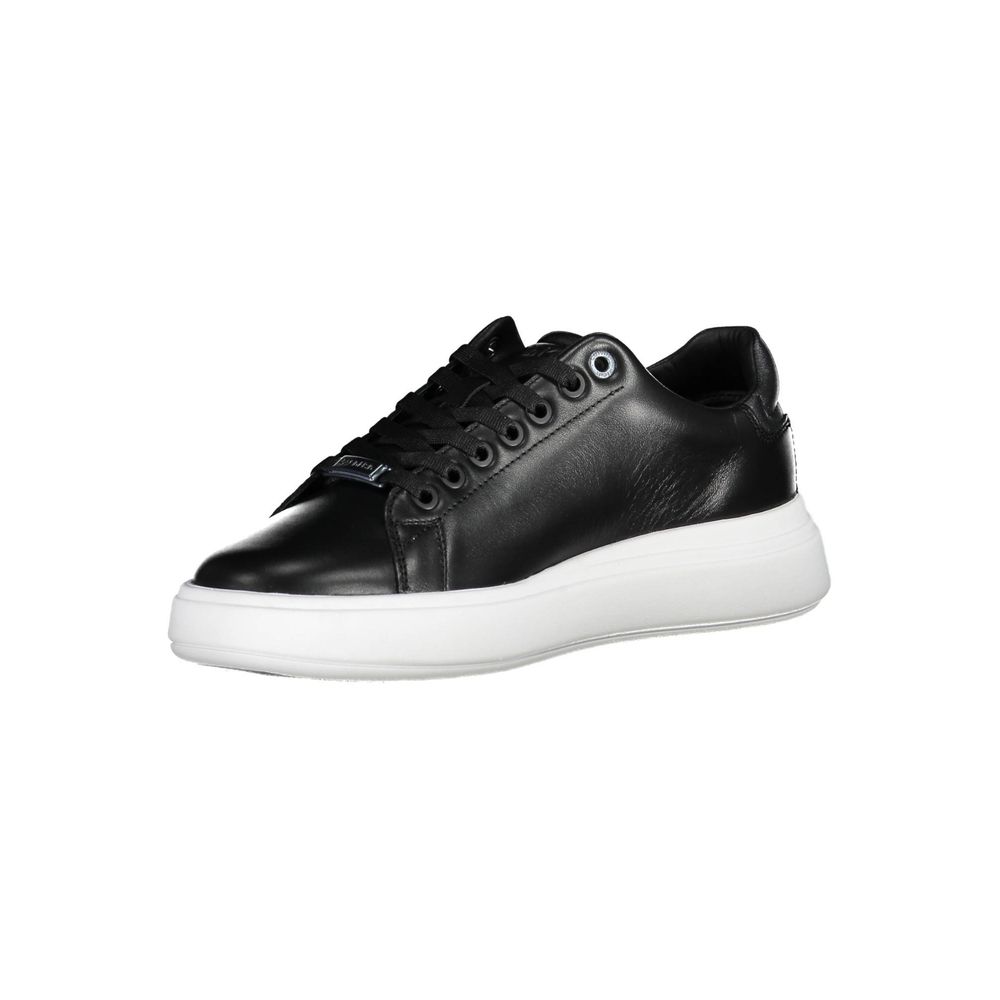 Calvin Klein Nero Pelle Donna Sneaker - Zeiniez