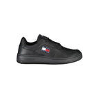 Tommy Hilfiger Black Leather Women Sneaker - Zeiniez