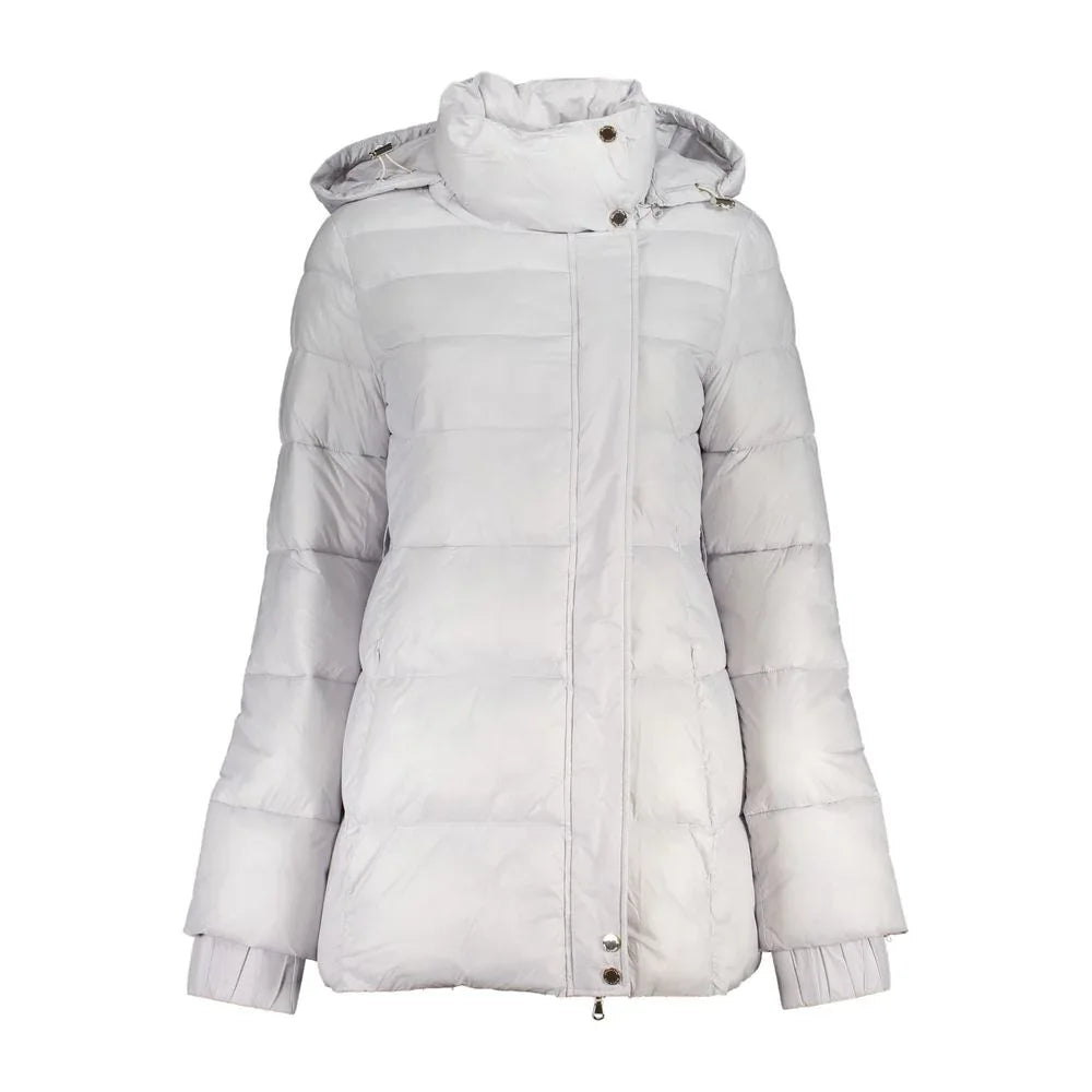 Patrizia Pepe Bianco Poliammide Women Jacket - Zeiniez