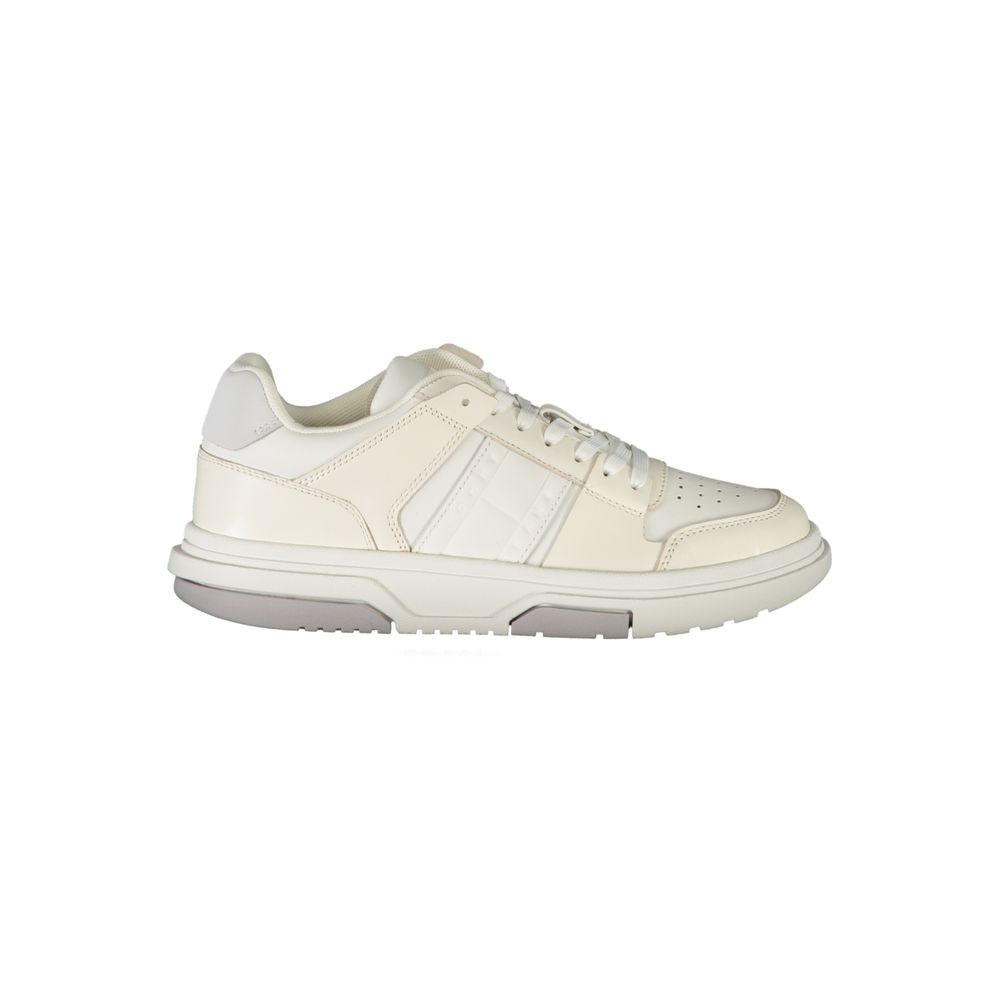 Tommy Hilfiger White Leather Women Sneaker - Zeiniez