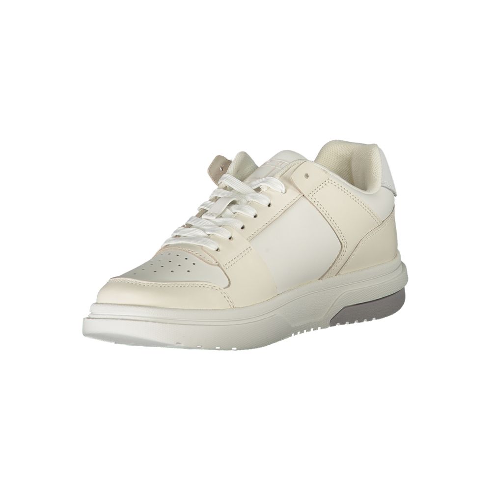 Tommy Hilfiger White Leather Women Sneaker - Zeiniez