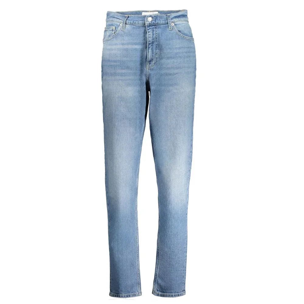 Calvin Klein Azzurro Cotton Women Jeans - Zeiniez