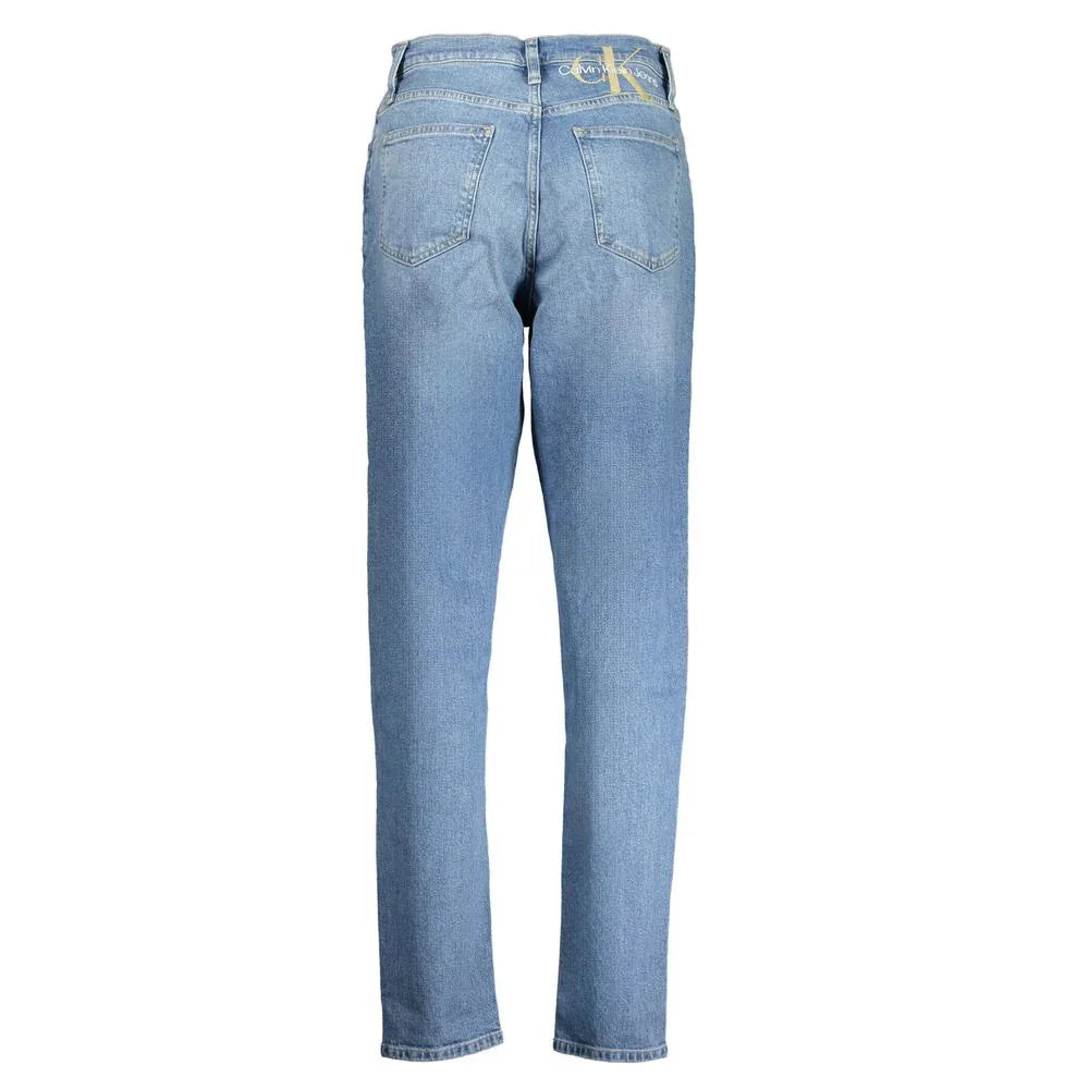 Calvin Klein Azzurro Cotton Women Jeans - Zeiniez