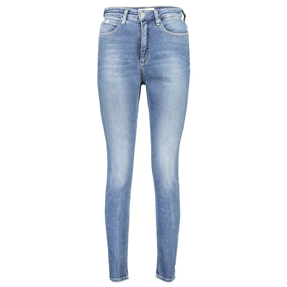 Calvin Klein Blu Cotton Women's Skinny Jean - Zeiniez