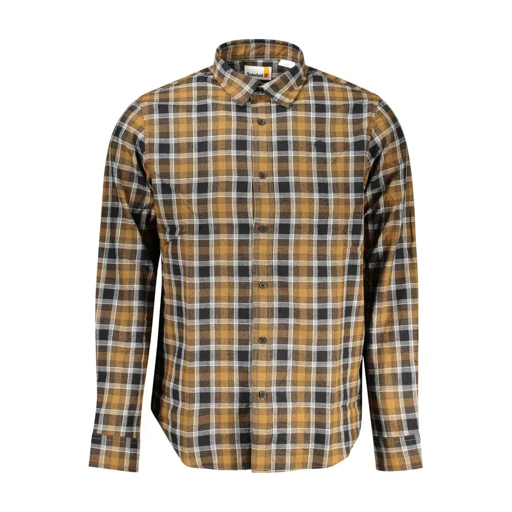 Timberland Marrone Cotton Mens Shirt - Zeiniez