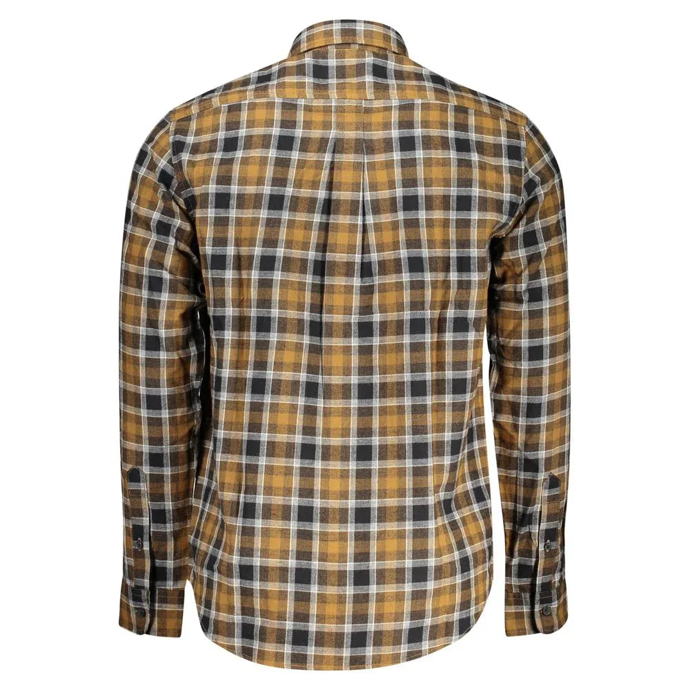Timberland Marrone Cotton Mens Shirt - Zeiniez