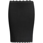 Guess Jeans Nero Viscosa Womens Skirt - Zeiniez