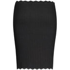 Guess Jeans Nero Viscosa Womens Skirt - Zeiniez