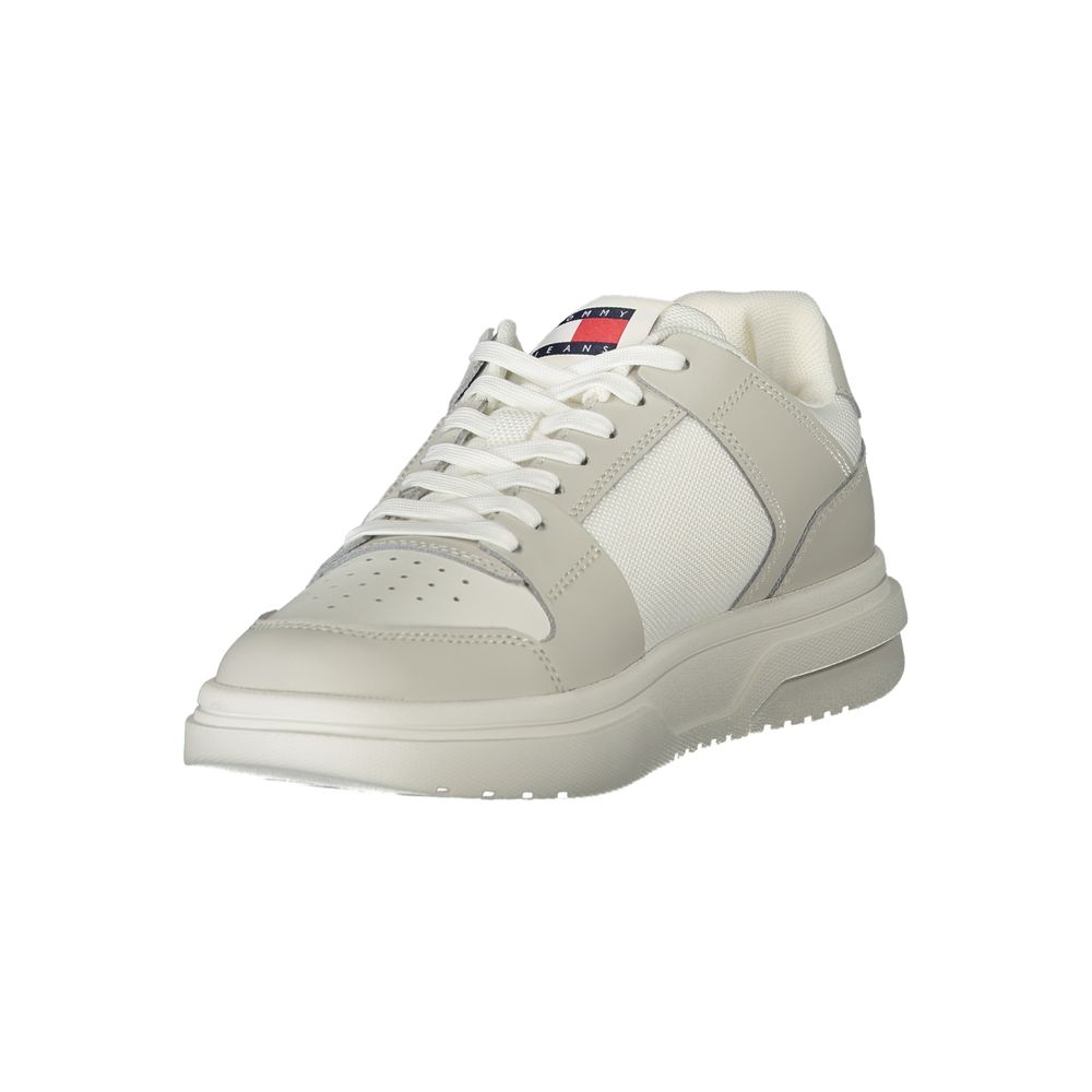 Tommy Hilfiger White Leather Women Sneaker - Zeiniez