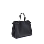 Valentino Garavani Black Calf Leather Bos Taurus Shoulder Bag - Zeiniez