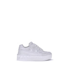 Valentino Garavani White Calf Leather Bos Taurus Chunky Sneakers