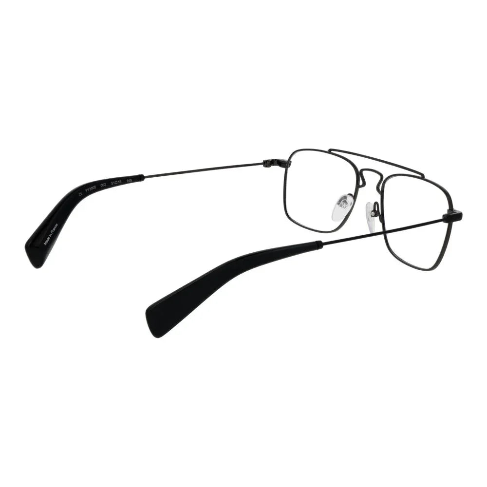 Yohji Yamamoto Black Metal Glasses (Frames) - Zeiniez