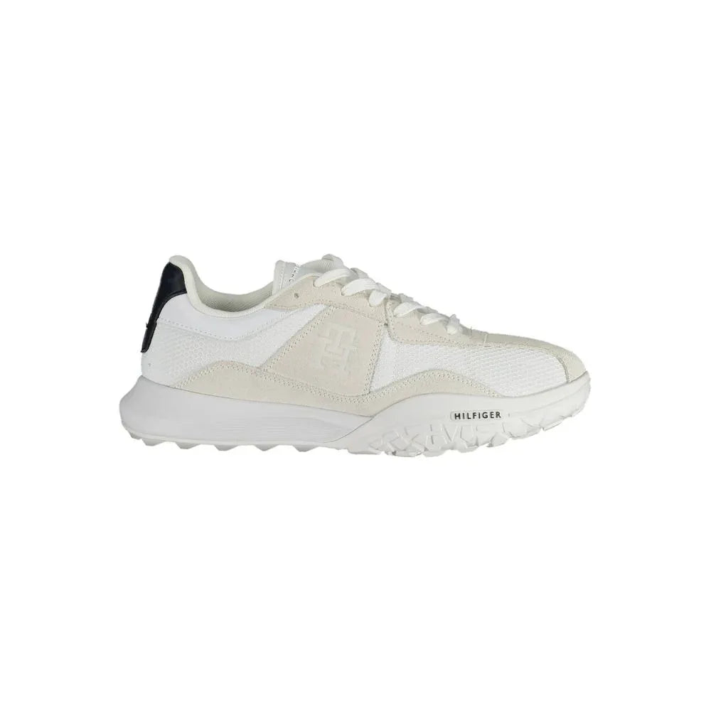 Tommy Hilfiger White Polyester Men Sneaker - Zeiniez
