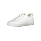 Tommy Hilfiger White Leather Women Sneaker - Zeiniez