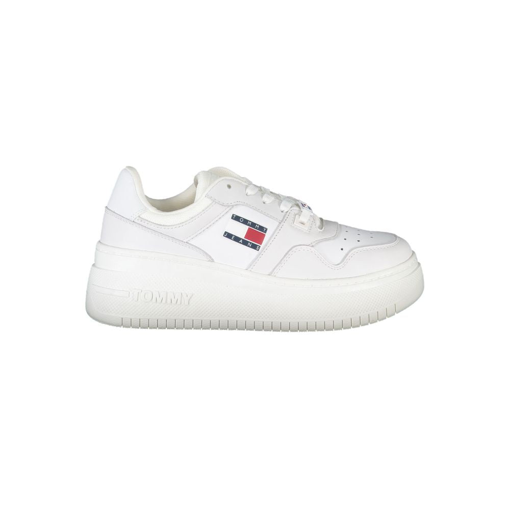 Tommy Hilfiger Bianco Leather Women Sneaker - Zeiniez