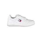 Tommy Hilfiger White Leather Women Sneaker - Zeiniez