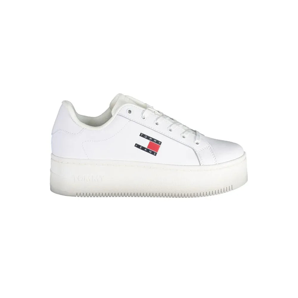 Tommy Hilfiger Bianco Leather Women Sneaker - Zeiniez