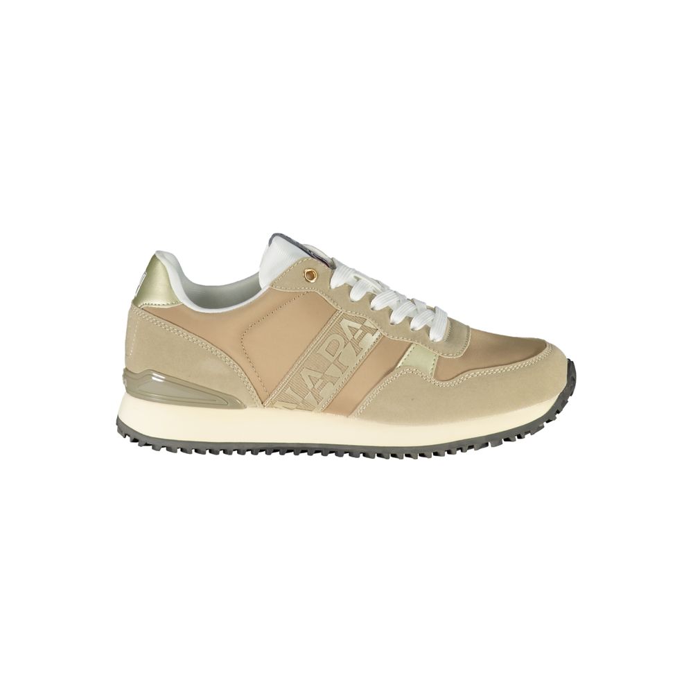 Napapijri Beige Polyester Women Sneaker - Zeiniez
