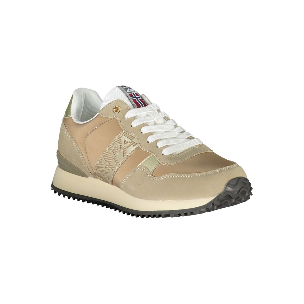 Napapijri Beige Polyester Women Sneaker - Zeiniez