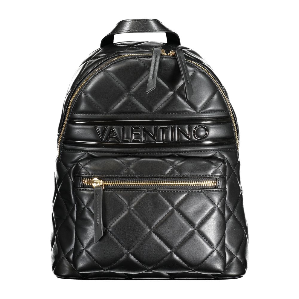 Mario Valentino Black Polyurethane Women Backpack - Zeiniez