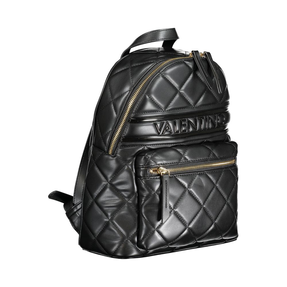 Mario Valentino Black Polyurethane Women Backpack - Zeiniez