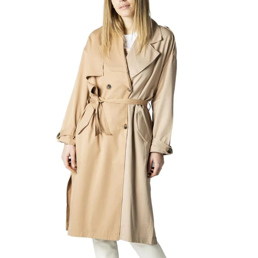Only Beige Polyester Coat - Zeiniez