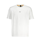 Hugo Boss White Organic Cotton Men's T-Shirt - Zeiniez