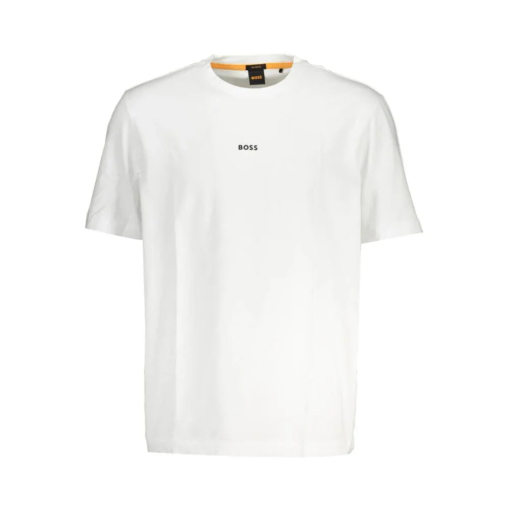 Hugo Boss White Organic Cotton Men's T-Shirt - Zeiniez