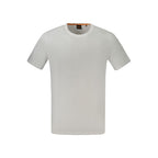Hugo Boss White Cotton Mens T-Shirt