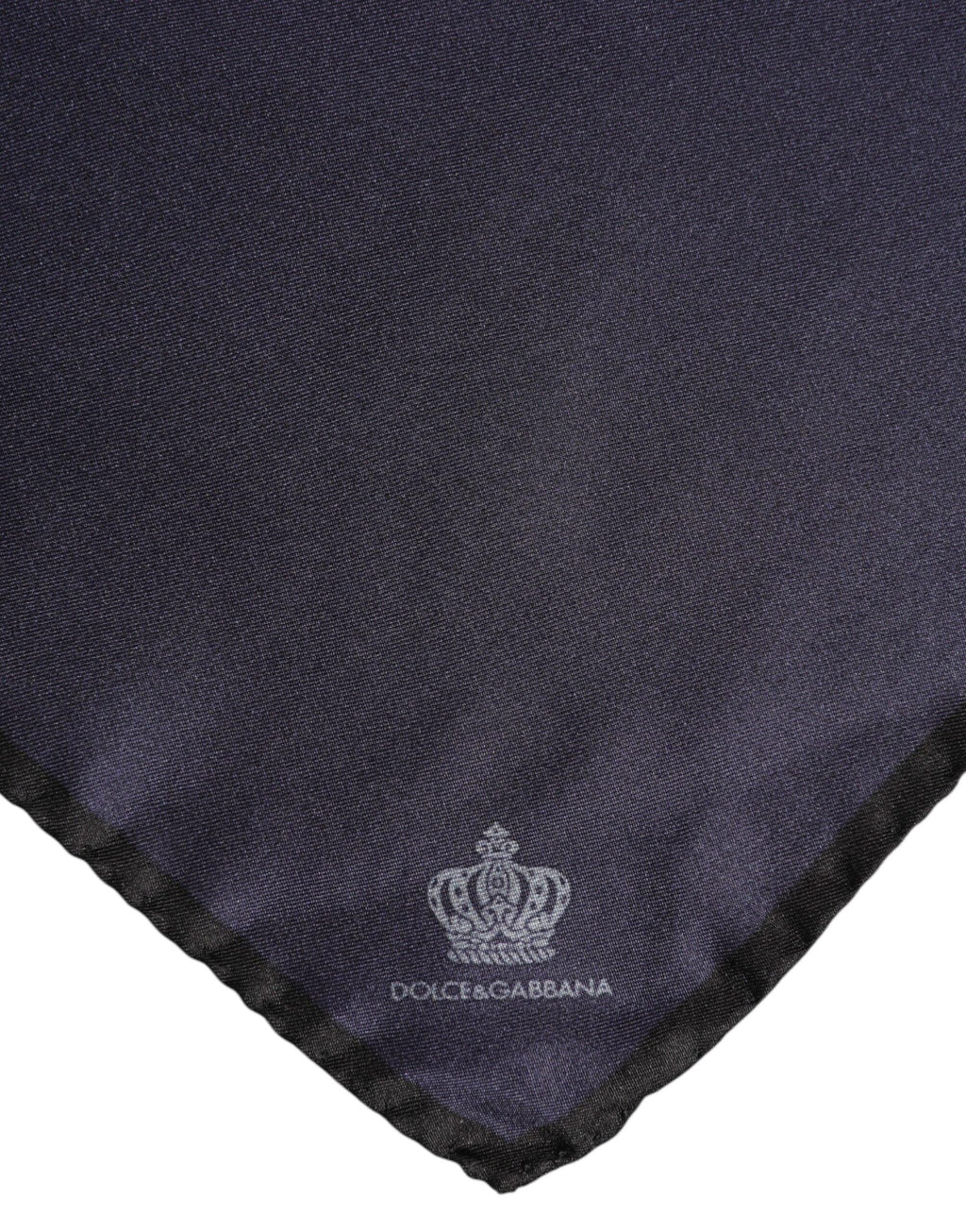 Dolce & Gabbana Blue DG Crown Silk Square Men Foulard Scarf - Zeiniez
