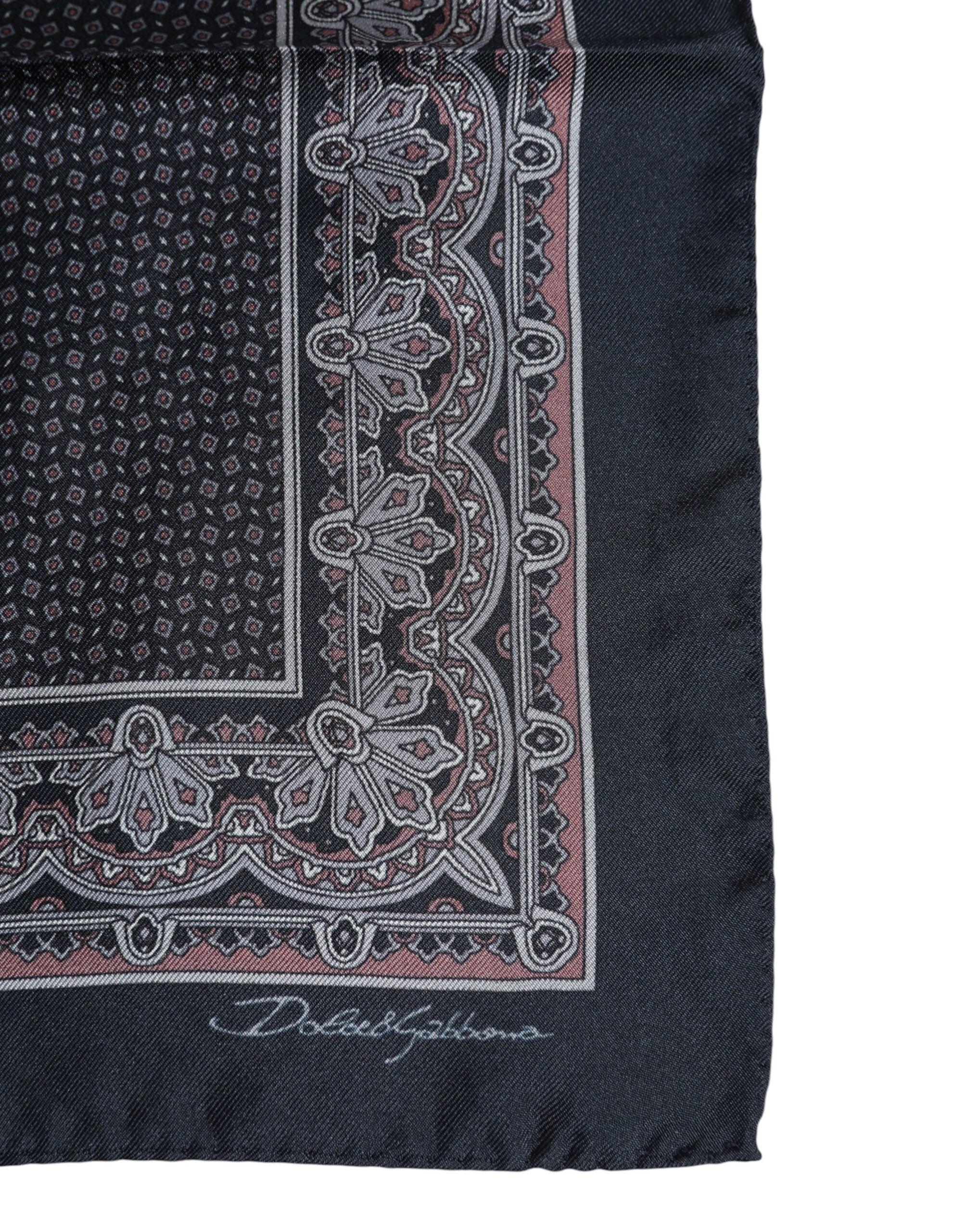 Dolce & Gabbana Multicolor Fantasy Silk Square Foulard Scarf - Zeiniez