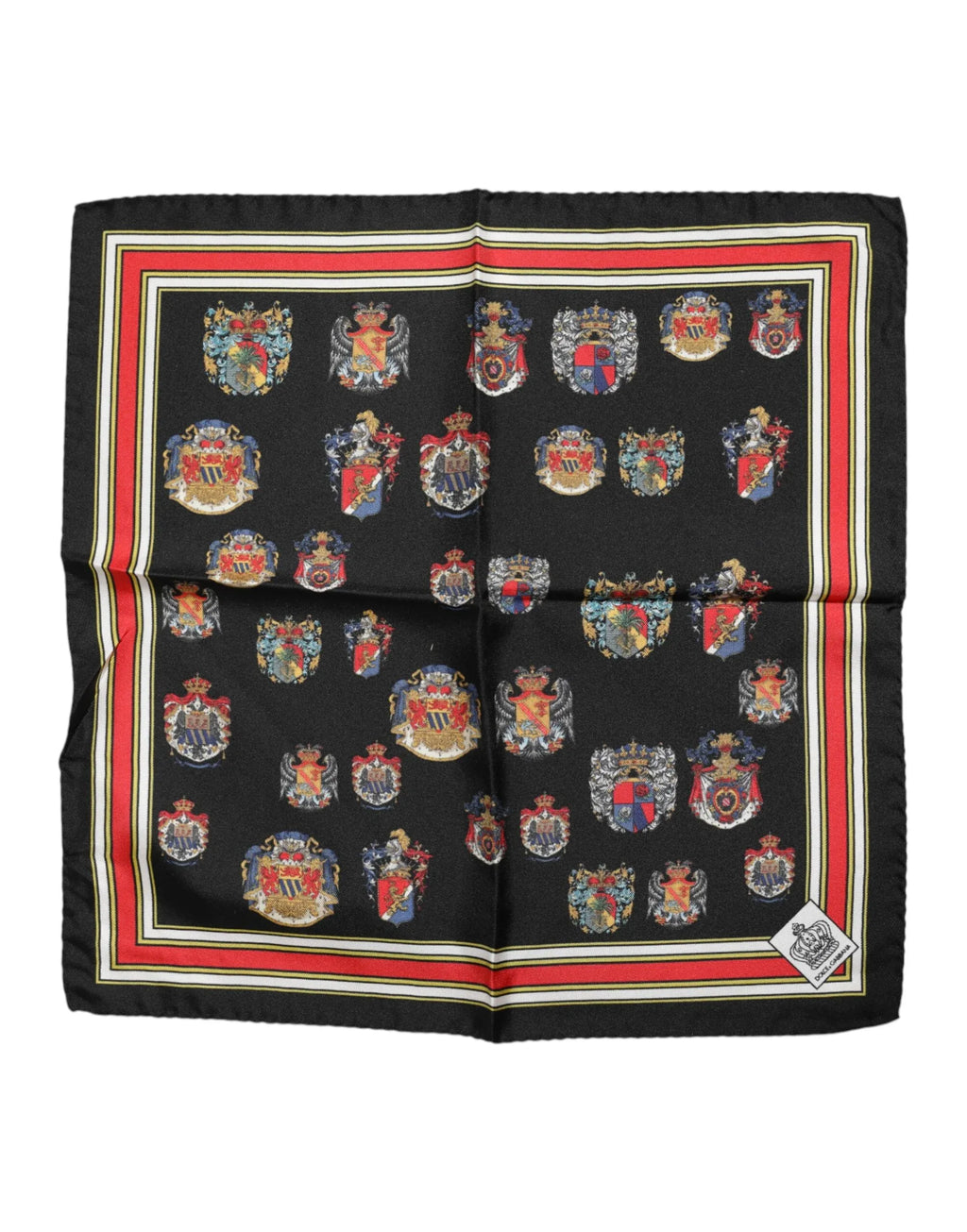 Dolce & Gabbana Multicolor Silk Square Men Foulard Scarf - Zeiniez