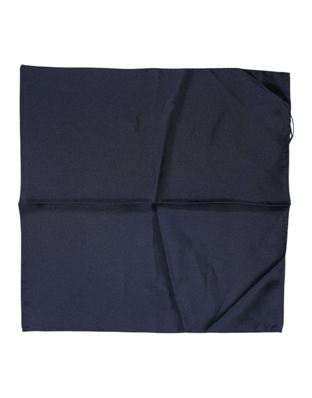 Dolce & Gabbana Dark Blue Silk Square Men Foulard Scarf - Zeiniez