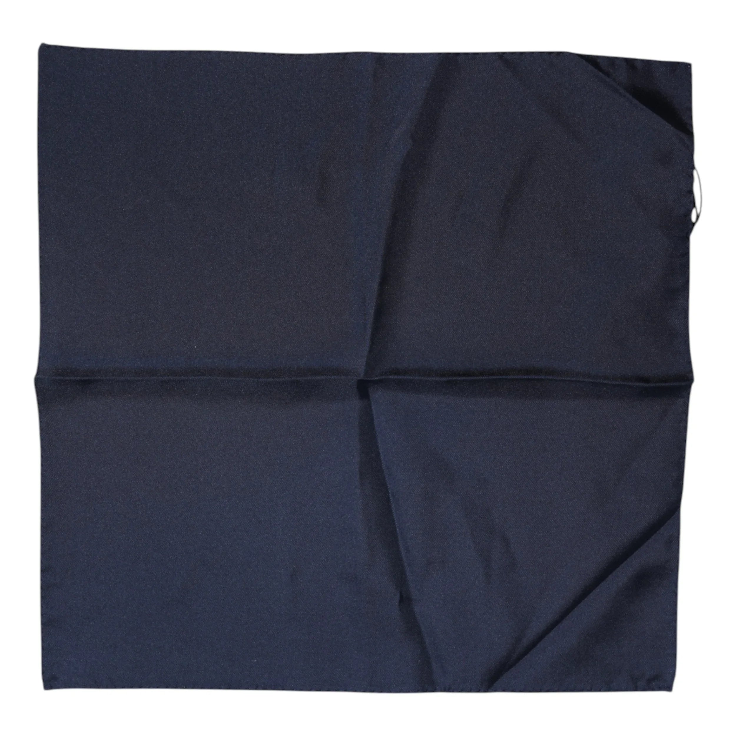 Dolce & Gabbana Dark Blue Silk Square Men Foulard Scarf - Zeiniez