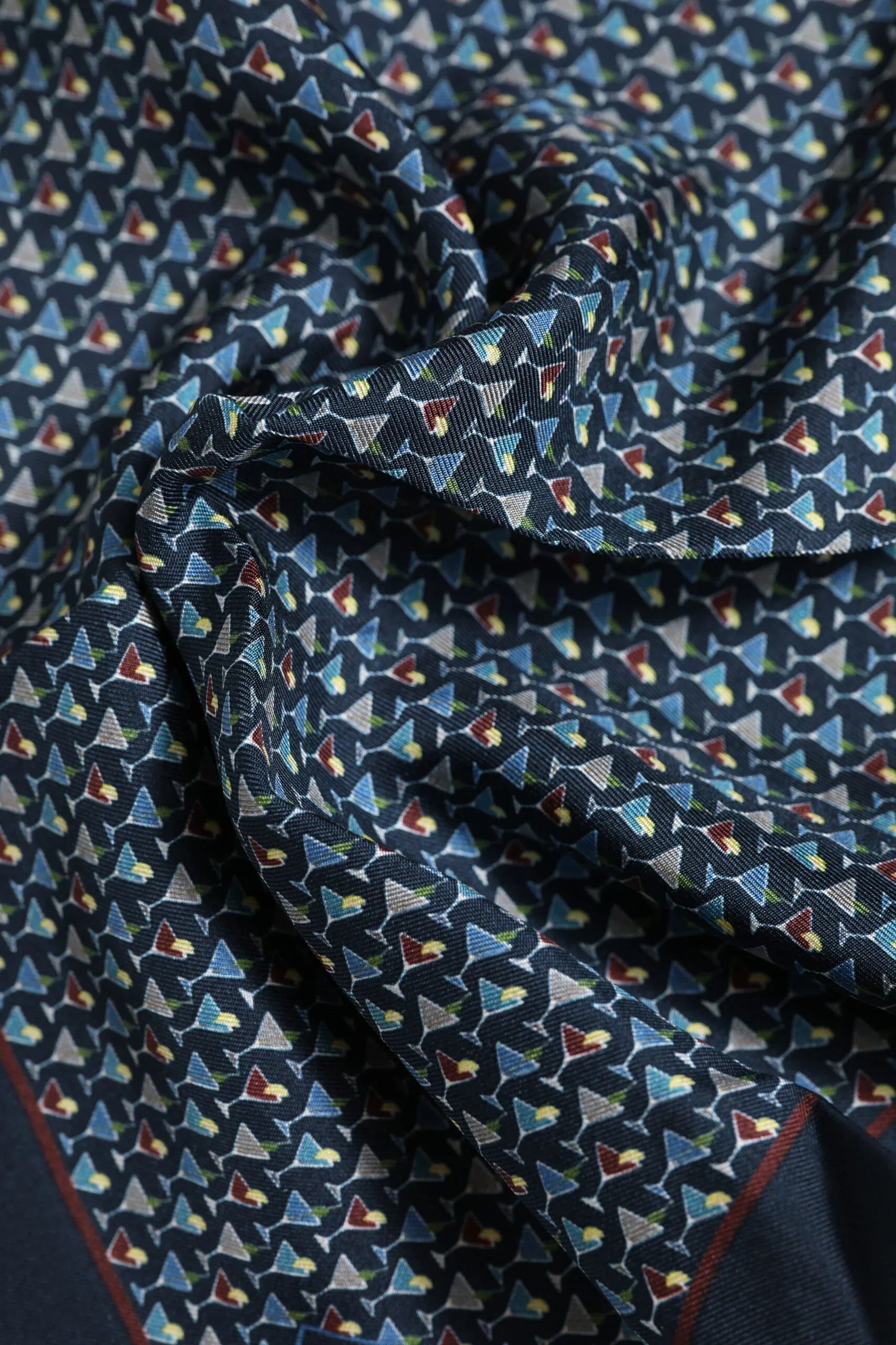 Dolce & Gabbana Blue Cocktail Silk Square Foulard Scarf - Zeiniez