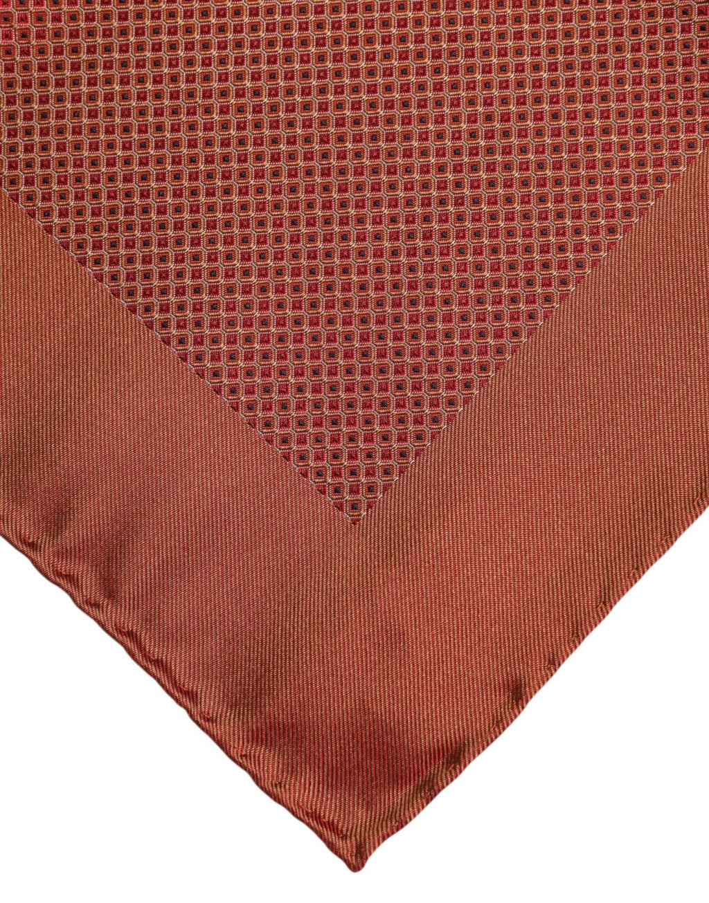 Dolce & Gabbana Orange Silk Square Men Foulard Scarf - Zeiniez