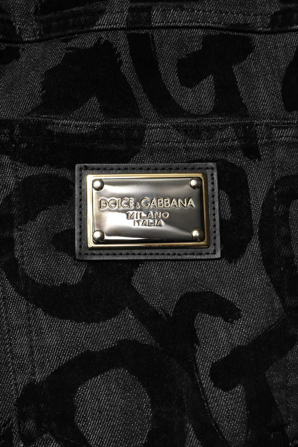 Dolce & Gabbana Gray Cotton DG Logo Straight Men Denim Jeans - Zeiniez