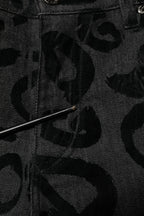 Dolce & Gabbana Gray Cotton DG Logo Straight Men Denim Jeans - Zeiniez